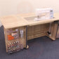 Deluxe Electric Sewing Cabinet with Extendable Work Surface & Programmable Lift