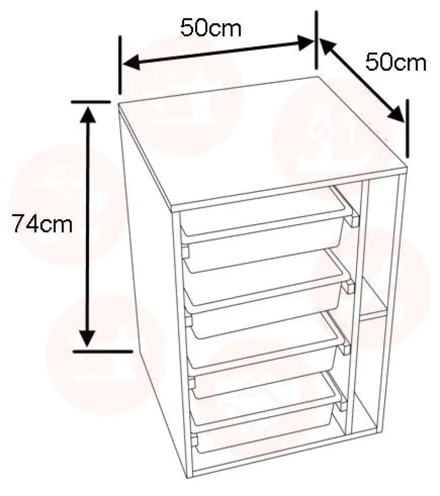 Elements Sewing Drawer White UNITED KINGDOM