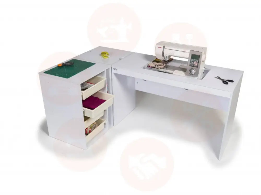Elements Sewing Table (Model 201) White UNITED KINGDOM