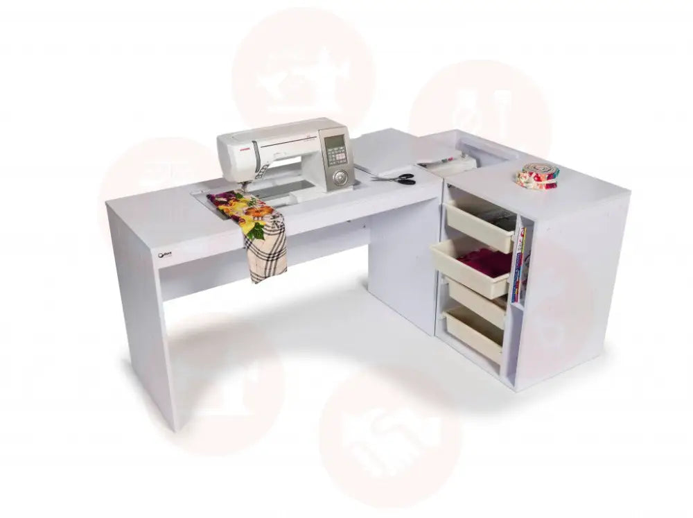 Elements Sewing Table (Model 201) White UNITED KINGDOM