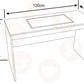 Elements Sewing Table (Model 201) White UNITED KINGDOM
