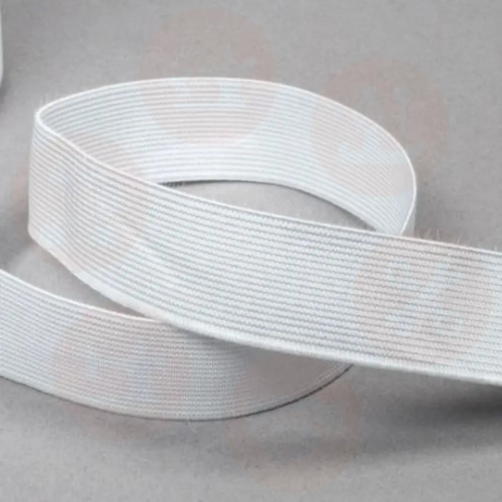 Elwhite11 25Mm Elastic White 11 Meter Length