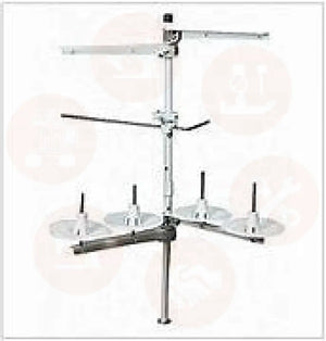 Fpl04 4 Spool Cotton Stand White Without Base Industrial Parts