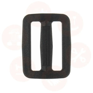 G464825\34 Trimits Buckle: Plastic Strap Slider: 25Mm: Black Bag Making Supplies