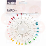 H0102 CRAFT PIN 50MM HABICO ROSETTE TEARDROP FABRIC MARKING