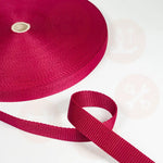 Hbi/10/Wine 25Mm Polypropylene Webbing Sold By The Meter Webbing