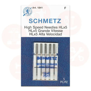 Hlx5B5Cx75 Schmetz Hlx5 Size 75 Pack Of 5 Needles Carded Domestic Parts