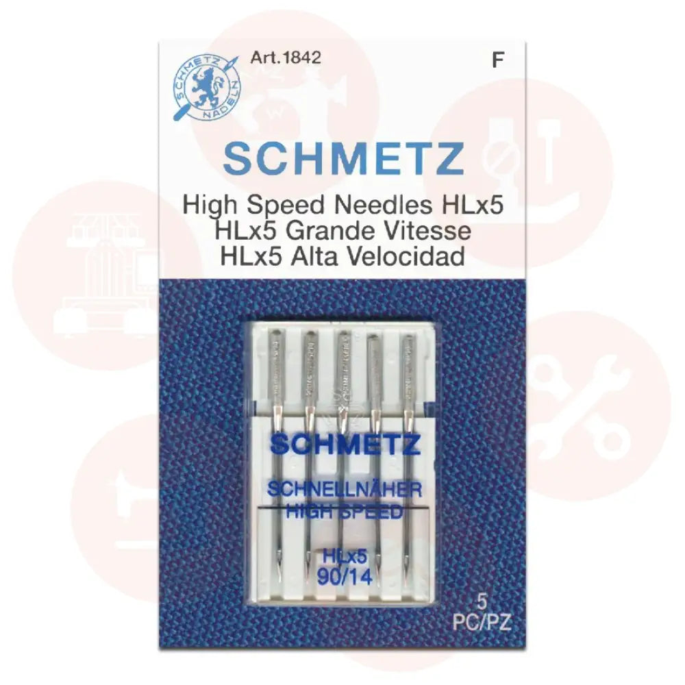 Hlx5B5Cx90Schmetz Hlx5 Size 90 Pack Of 5 Needles Carded Domestic Parts