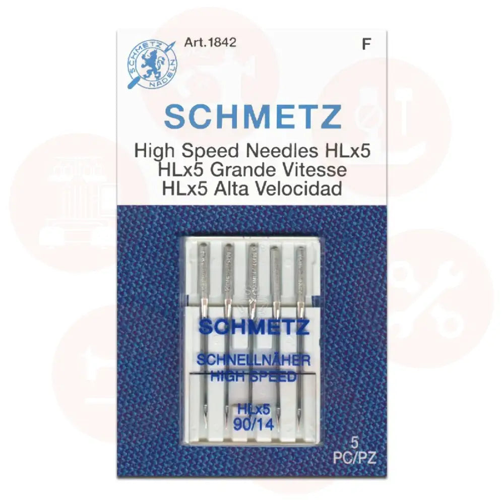 Hlx5B5Cx90Schmetz Hlx5 Size 90 Pack Of 5 Needles Carded Domestic Parts