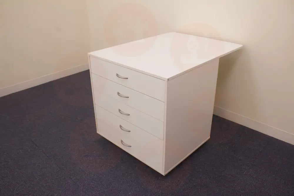 Horn 5-Drawer Unit – Modular Sewing Storage with Extendable Work Area White UNITED KINGDOM