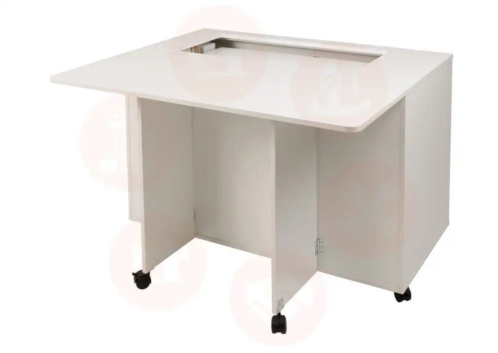 Horn 860 Modular Sewing Cabinet with Electric Lift & SuperMaxi Opening White