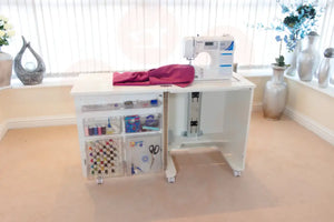 Horn CUB PLUS Sewing Cabinet with Standard Opening Air-Lift & Flush Inset Style (Type 1972) UNITED KINGDOM