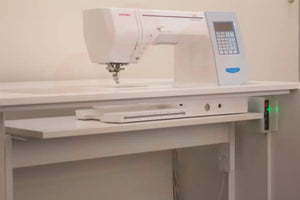 Horn Overlocker Caddy – Modular Unit with Expandable Worksurface & Storage White UNITED KINGDOM