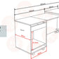 Horn Overlocker Caddy – Modular Unit with Expandable Worksurface & Storage White UNITED KINGDOM