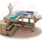 Horn Super Q Sewing Cabinet with Maxi Air-Lifter & Mobile Storage Caddy UNITED KINGDOM