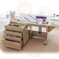 Horn Super Q Sewing Cabinet with Maxi Air-Lifter & Mobile Storage Caddy UNITED KINGDOM