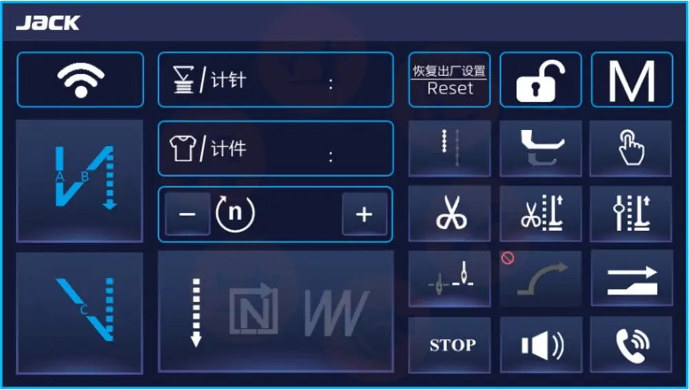 JACK Z7 | Triple transport digital lockstitch