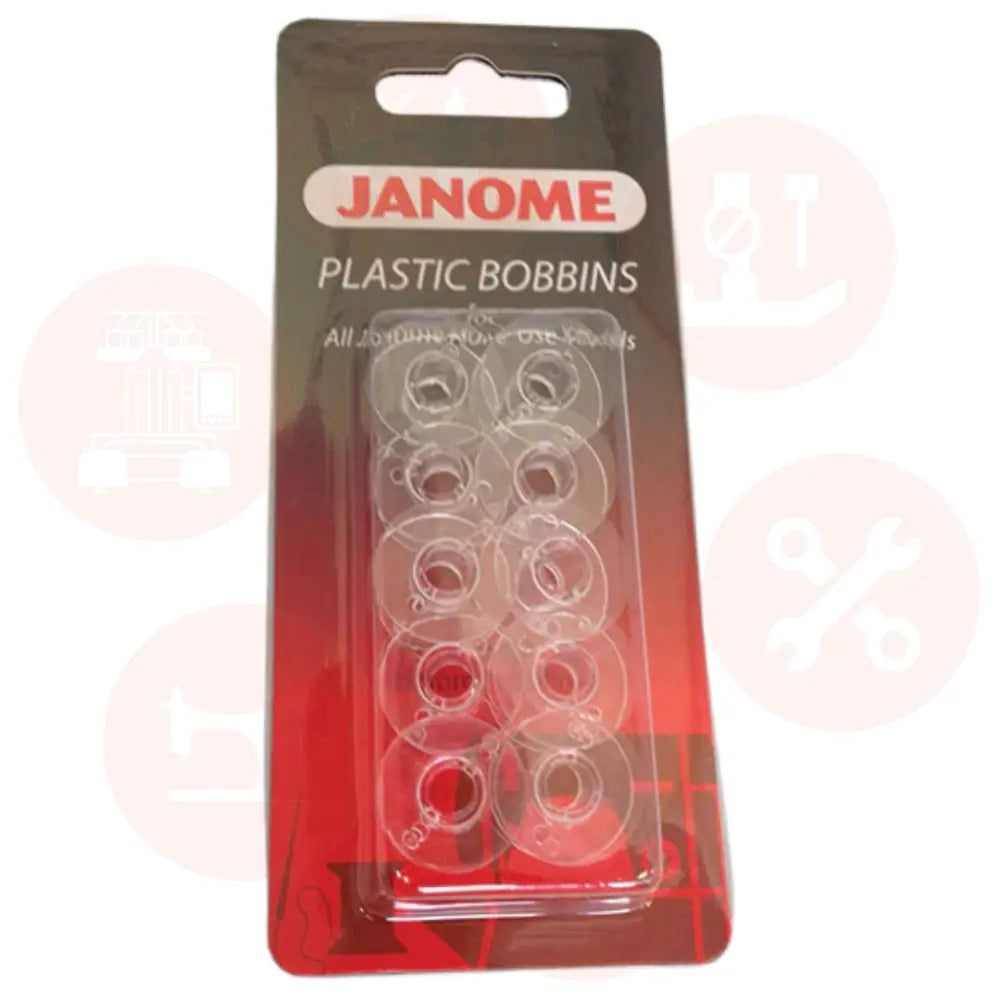 Janome 200122005 = 200122717 Plastic Bobbins For Home Use Models Domestic Parts