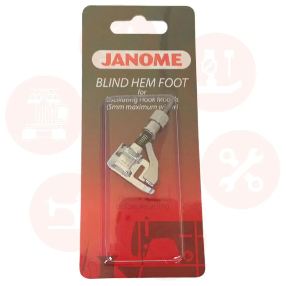 Janome 200130006 Blind Hem Foot For Oscillating Hook Models (5Mm Maximum Width) Domestic Parts