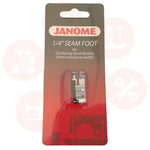 Janome 200330008 1/4’’ Seam Foot For Oscilating Hook Models (5Mm Max Width) Domestic Parts