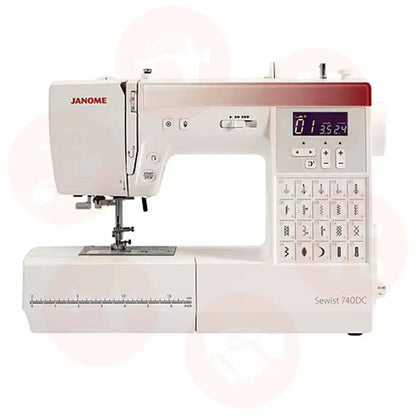 Janome 740Dc Sewing Machine Domestic