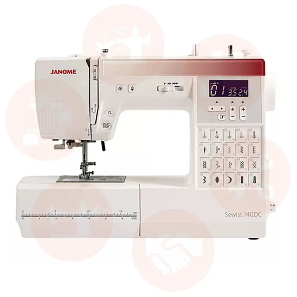 Janome 740Dc Sewing Machine Domestic