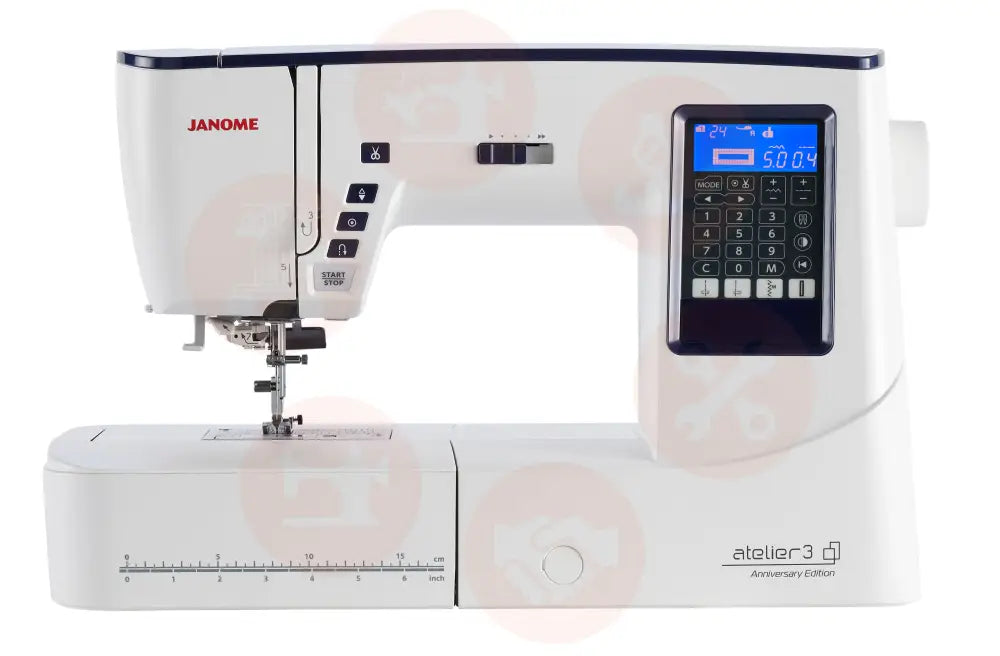 Janome Atelier 3Ae Sewing Machine Anniversary Edition Domestic