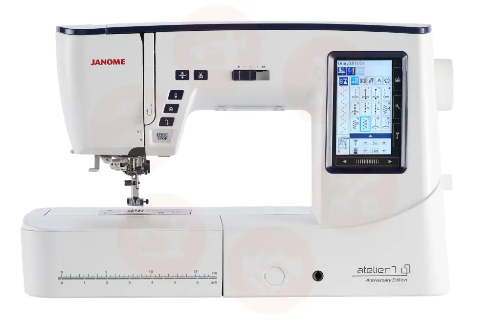 Janome Atelier 7Ae Sewing Machine Anniversary Edition Domestic