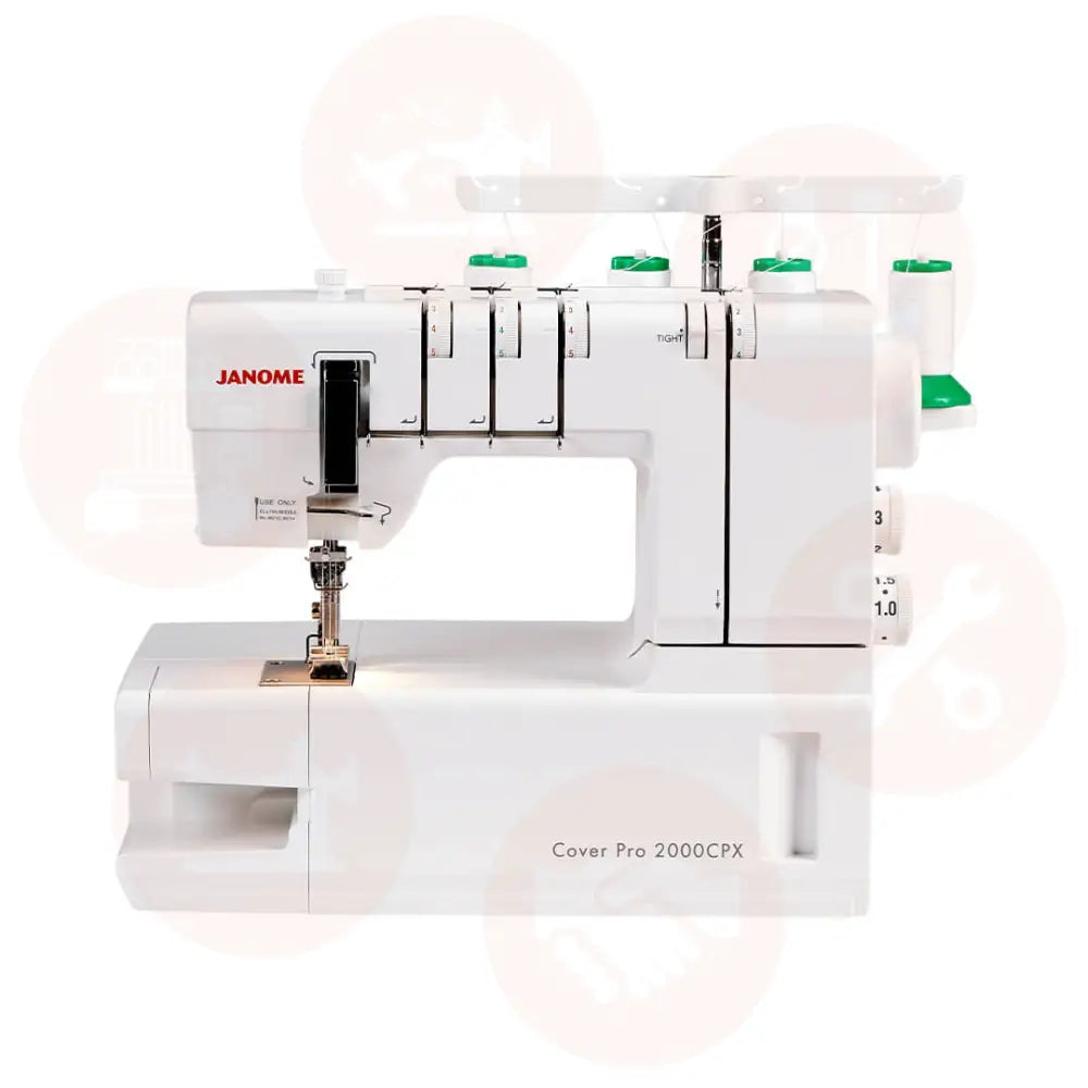 Janome Coverpro 2000Cpx Coverstitch Domestic