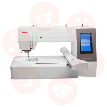 Janome Mc550E Embroidery Machine Domestic