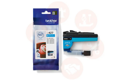 Lc427C Brother Cyan Ink Cartridge For The Printmoda Studio Fabric Printer Hl-Jf1 Domestic