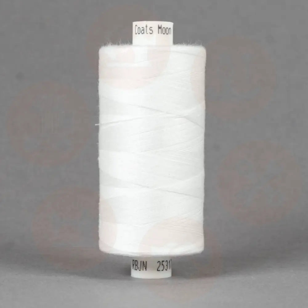 Tsc6305 Coats Moon Thread 1000Yds Tkt 120 White Domestic Thread