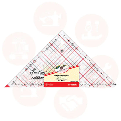 NL4208 Sew Easy Quilting: Triangle: 6.5in RULER