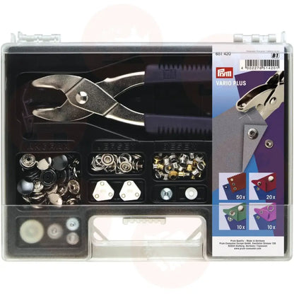 P651420 Prym Pliers Piercing & Riveting Kit Vario Plus Kits