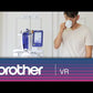 Brother VR Single Needle Embroidery Machine + Cap Frame PRCF5 + Cylinder Frame PRCL1