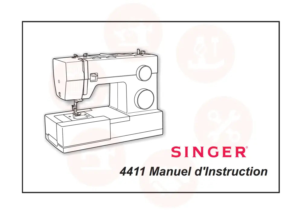 Singer 4411 User Manual