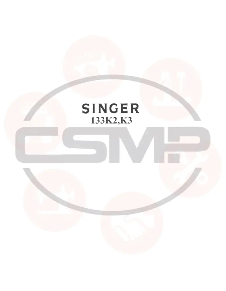 Singer Parts Manual 133K2/133K