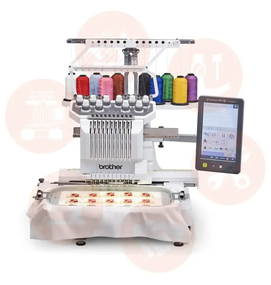 NEW! Brother PR1060W 10-Needle Commercial Embroidery Machine