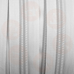 T5 1050 6Mm Zip Sold By The Meter White Zips