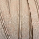T5 1573 6Mm Zip Sold By The Meter Beige Zips