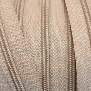 T5 1573 6Mm Zip Sold By The Meter Beige Zips