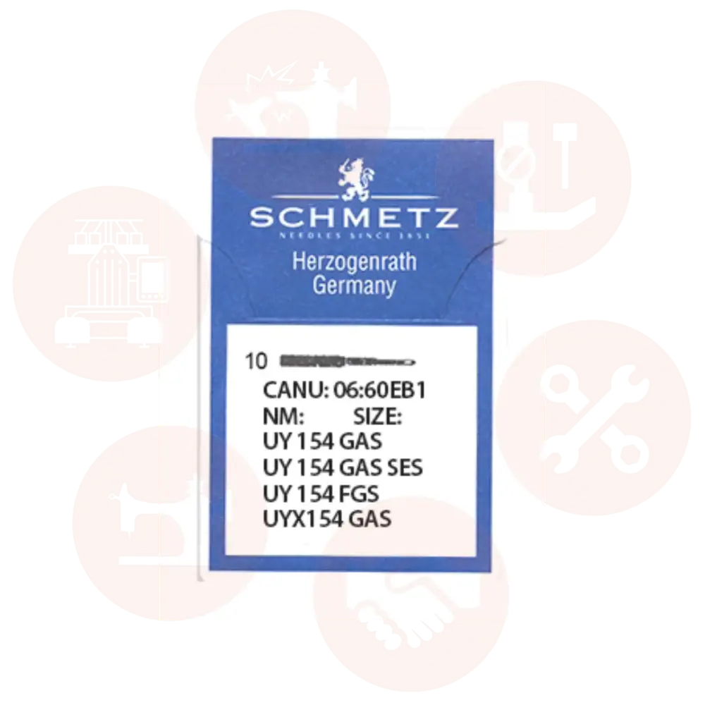 Uy154Gasx90 Schmetz Uy 154 Gas Size 90 Pack Of 10 Domestic Parts