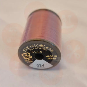 Xf1987006 Deep Rose - 024 Brother Embroidery Threads – Country Matt 300M Domestic Thread