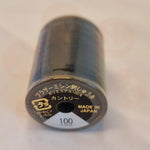 Xf1987010 Black - 100 Brother Embroidery Threads – Country Matt 300M Domestic Thread