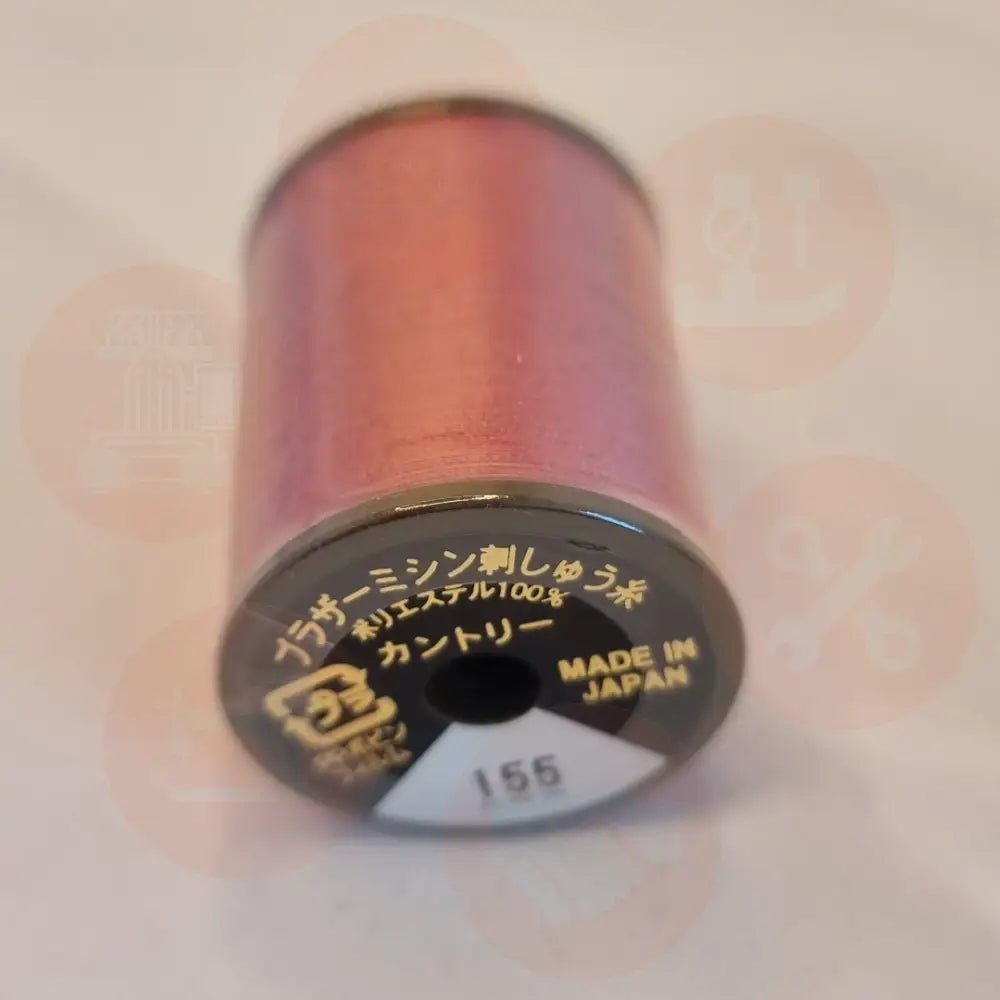 Xf1987018 Deep Rose - 155 Brother Embroidery Threads – Country Matt 300M Domestic Thread