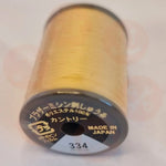 Xf1987027 Yellow - 334 Brother Embroidery Threads – Country Matt 300M (Copy) Domestic Thread