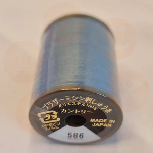 Xf1987049 Prussan Blue - 586 Embroidery Threads – Country Matt 300M Domestic Thread