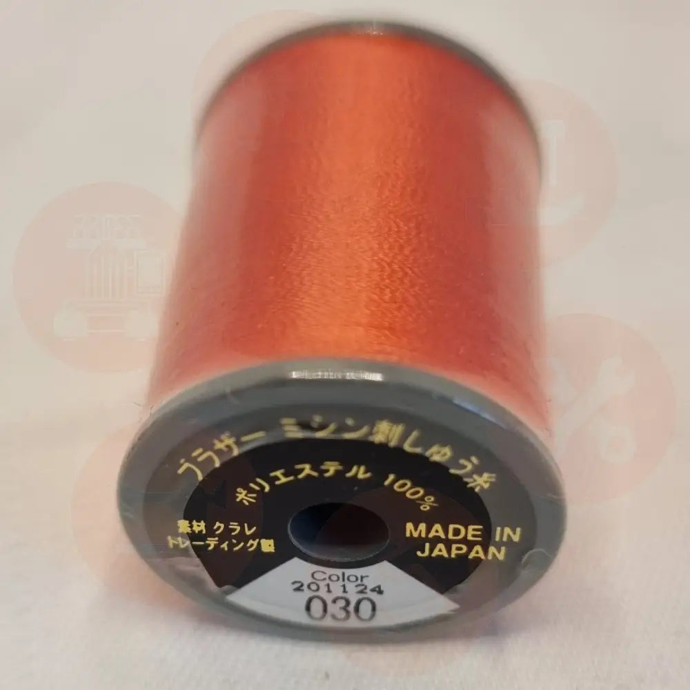 Xf1990008 Vermillion - 030 Brother Embroidery Threads – Satin 300M Domestic Thread