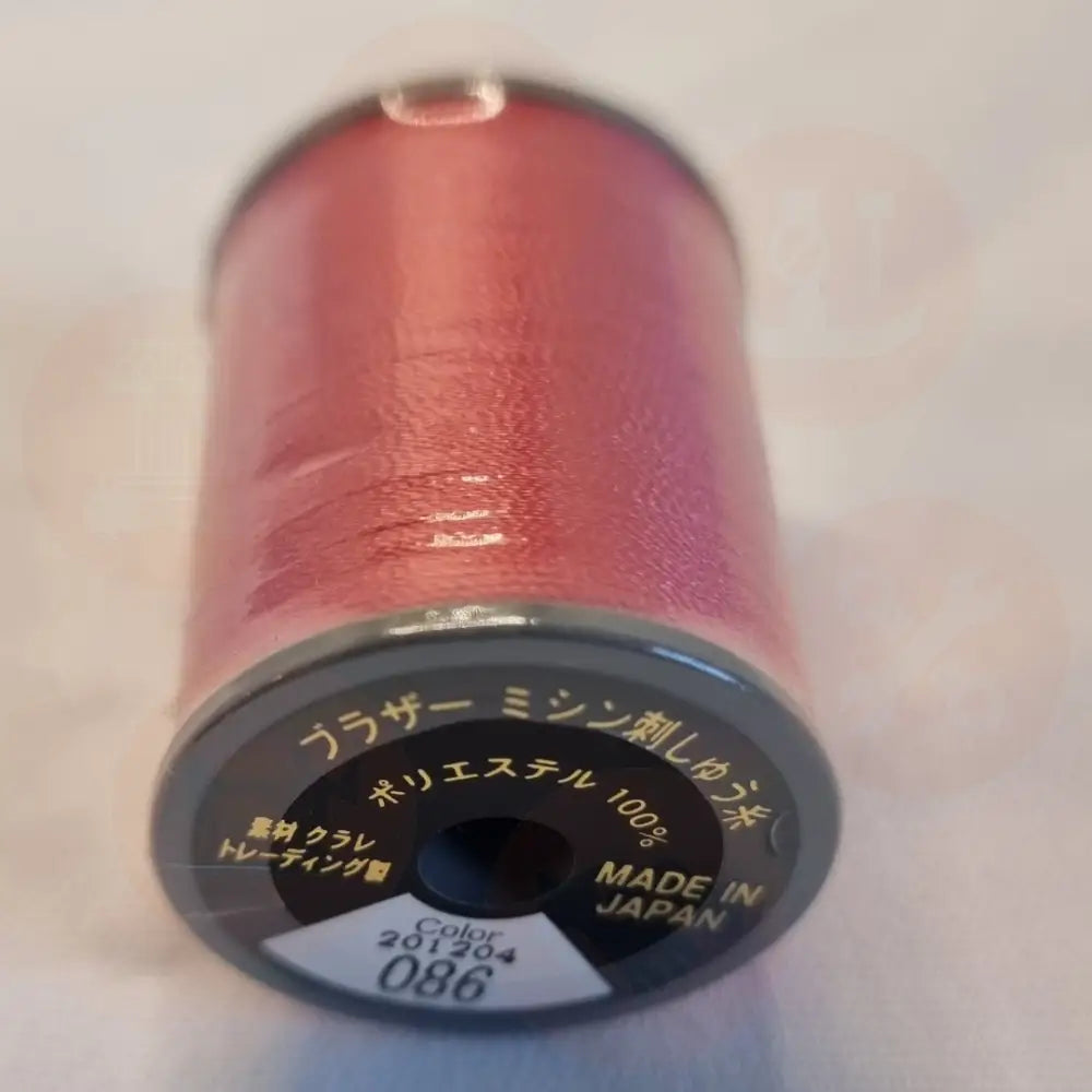 086 Thread Embroidery XF1990013 Deep Rose - 086 Brother Embroidery Threads – Satin 300m