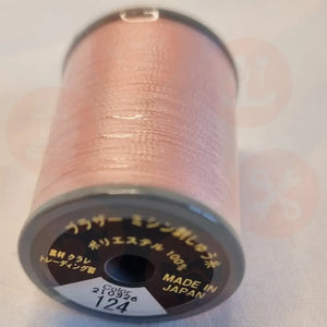 Xf1990015 Flesh Pink - 124 Brother Embroidery Threads – Satin 300M Domestic Thread